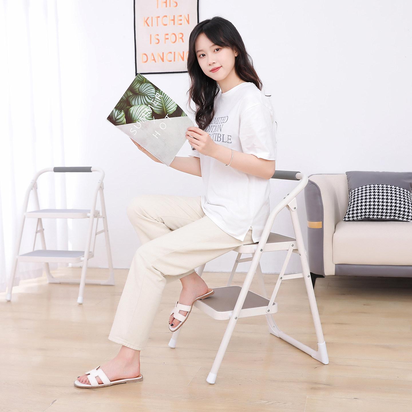 주방 사다리 접이식 청소용 안전 세차 미니 여성 등반 세차사다리 세차장 간이 가정용 실내 - 상세 이미지 5