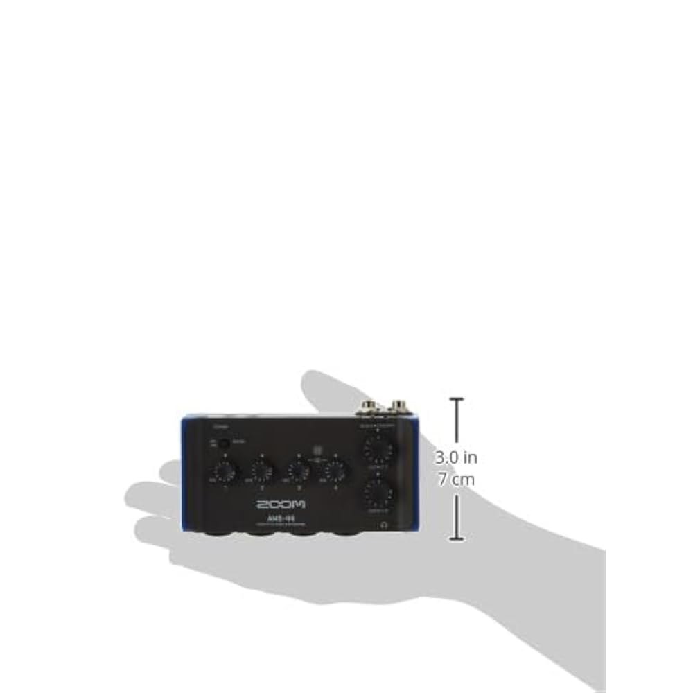 음악가 및 팟캐스터를 위한 Zoom AMS-44 USB 오디오 인터페이스, 4개의 입력, 출력, 루프백, 직접 모니터링, 버스 기반, PC, Mac, iOS Android에서 녹음 - 상세 이미지 3