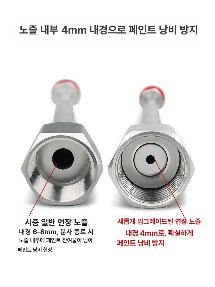 에어리스 분사기 롱건 페인트 롱노즈 건 무선에어리스 연장 도장 페인트분사기 롱스프레이 - 상세 이미지 2