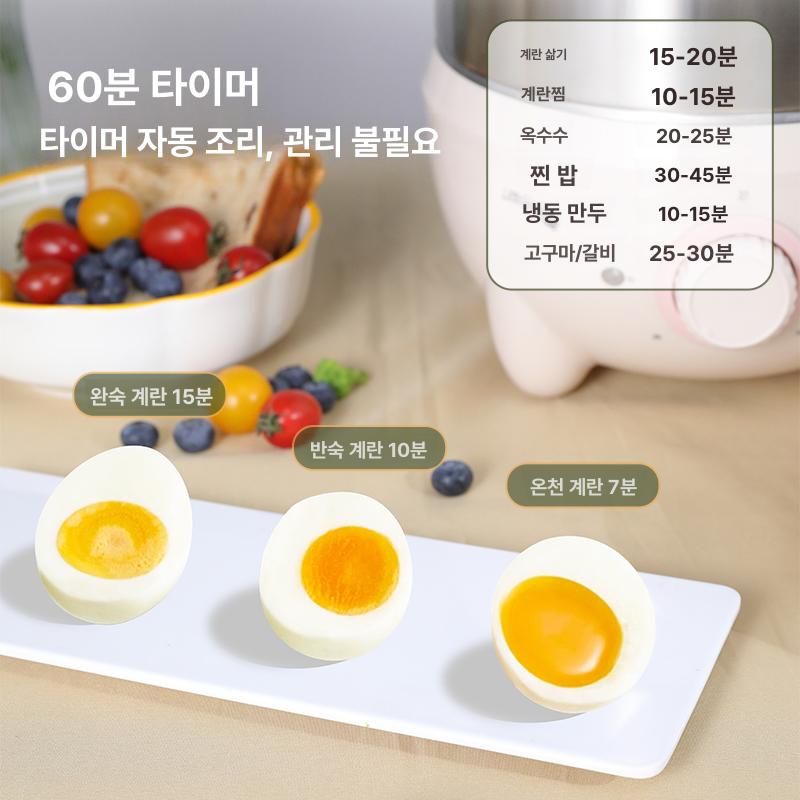 에그쿠커 전기찜기 계란삶는 일본 기계 달걀 계란찜기 삶기 계란반숙기 - 상세 이미지 3
