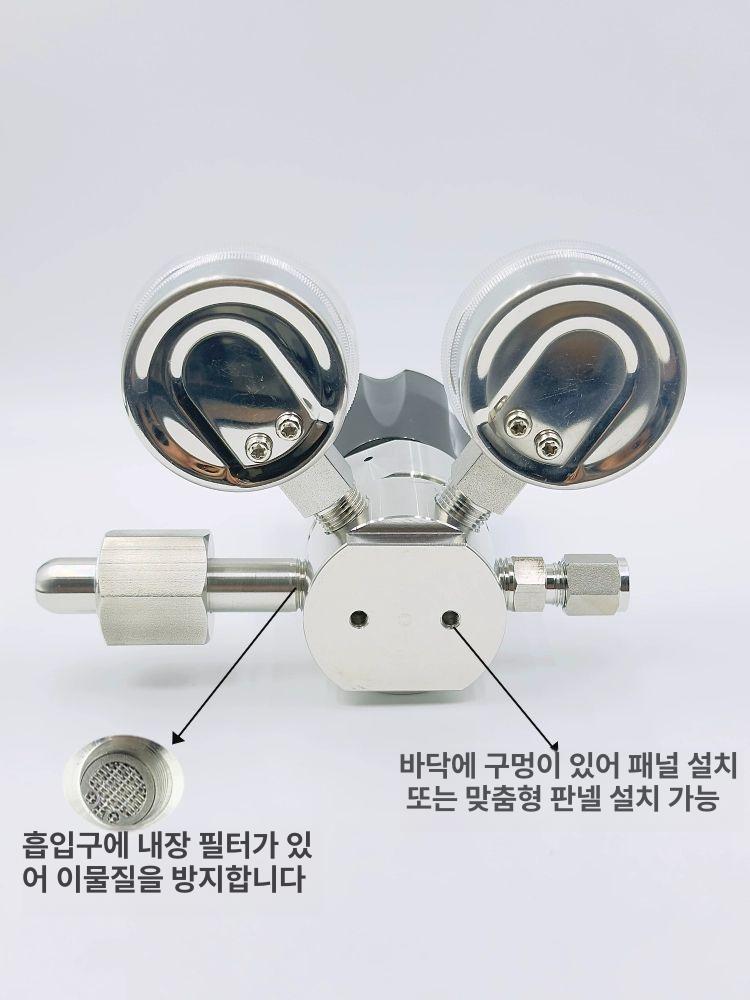 단일 질소레귤레이터 용접 미터 실린더 조정기 가스 토글 대기 충격 듀얼 - 상세 이미지 4