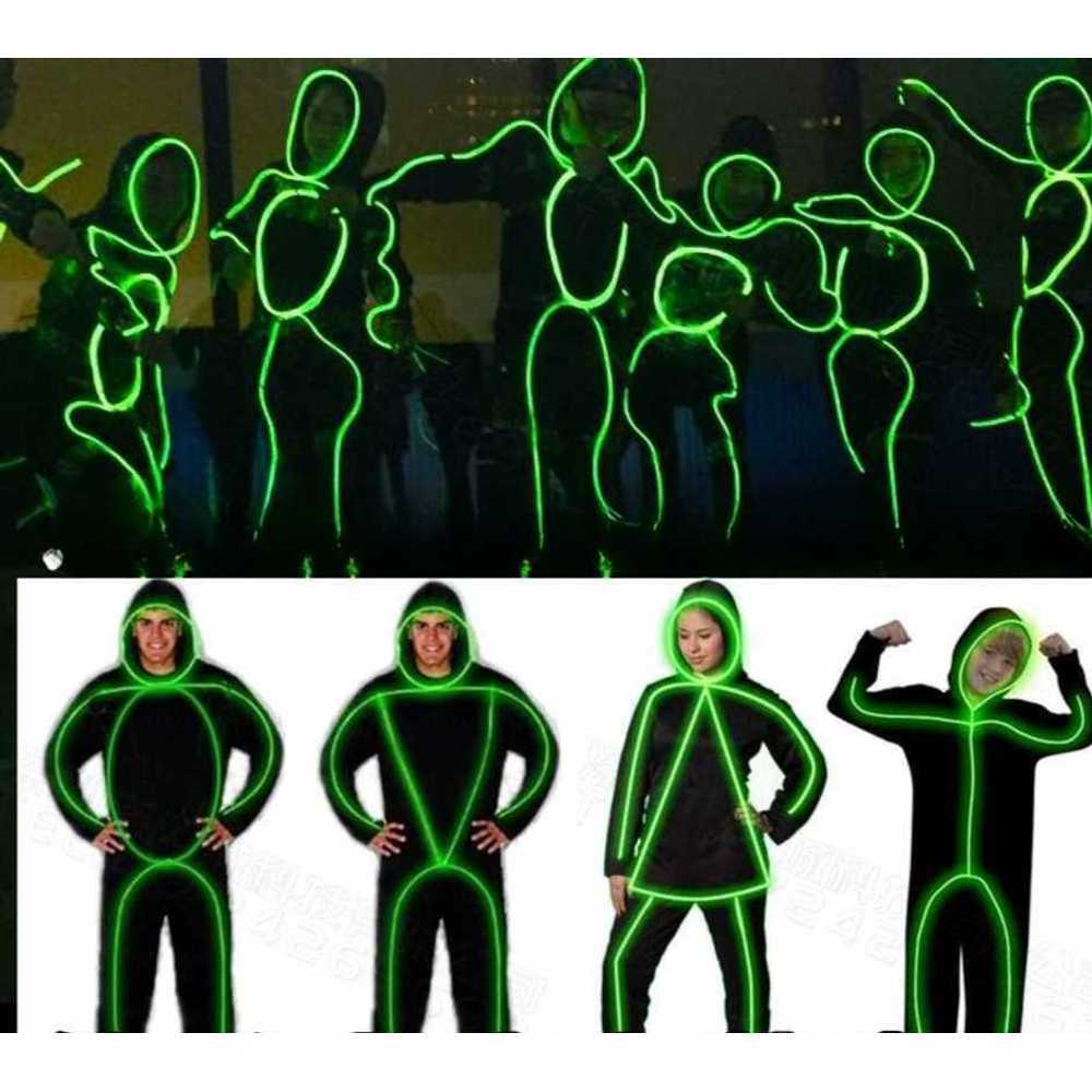할로윈 무대 LED 형광 해골 파티 야광졸라맨 야광봉댄스 응원 줄 의 발광 - 상세 이미지 2