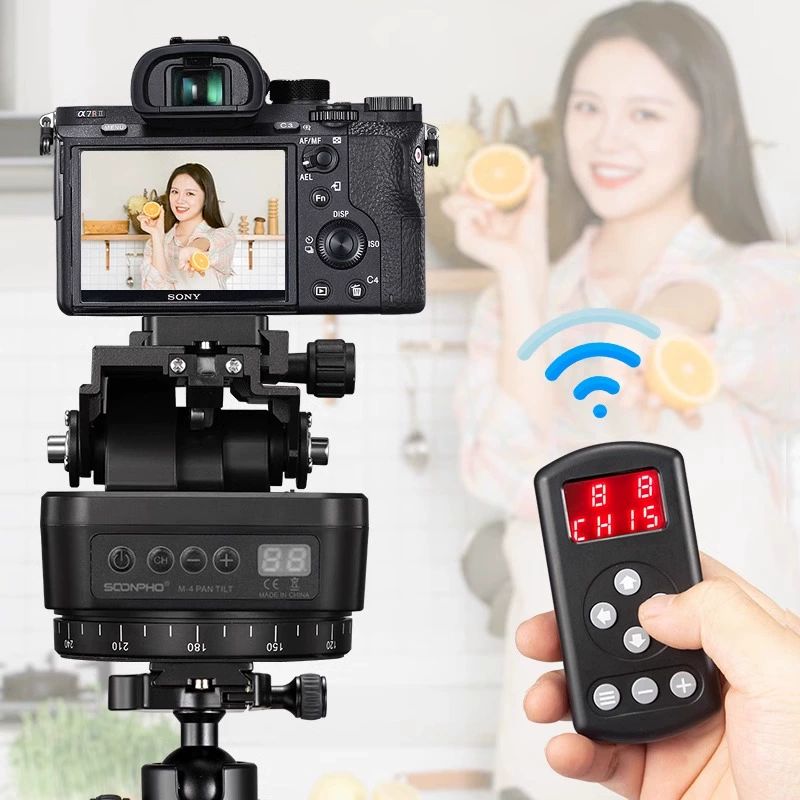팬틸트 카메라거치대 각도조절 받침대 스탠드 촬영 원격제어 - 상세 이미지 2
