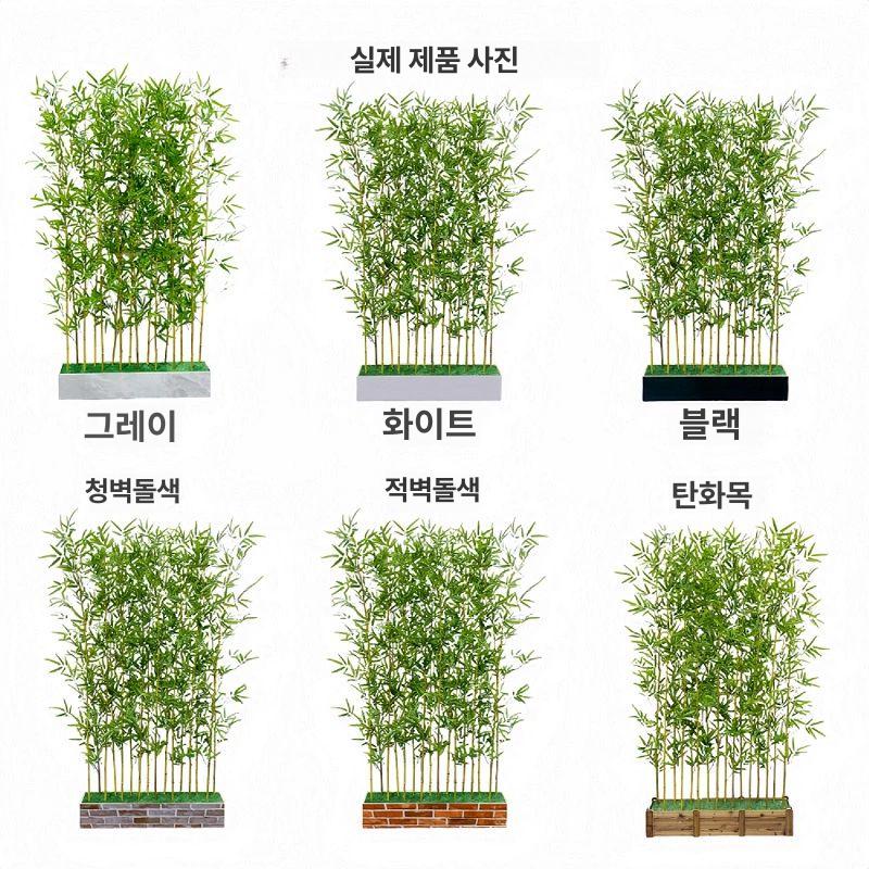 인테리어 조화 인조대나무 야외정원 야외 조밀한 대나무 사무실 밤부 나무 인조목 인조 청죽 - 상세 이미지 4