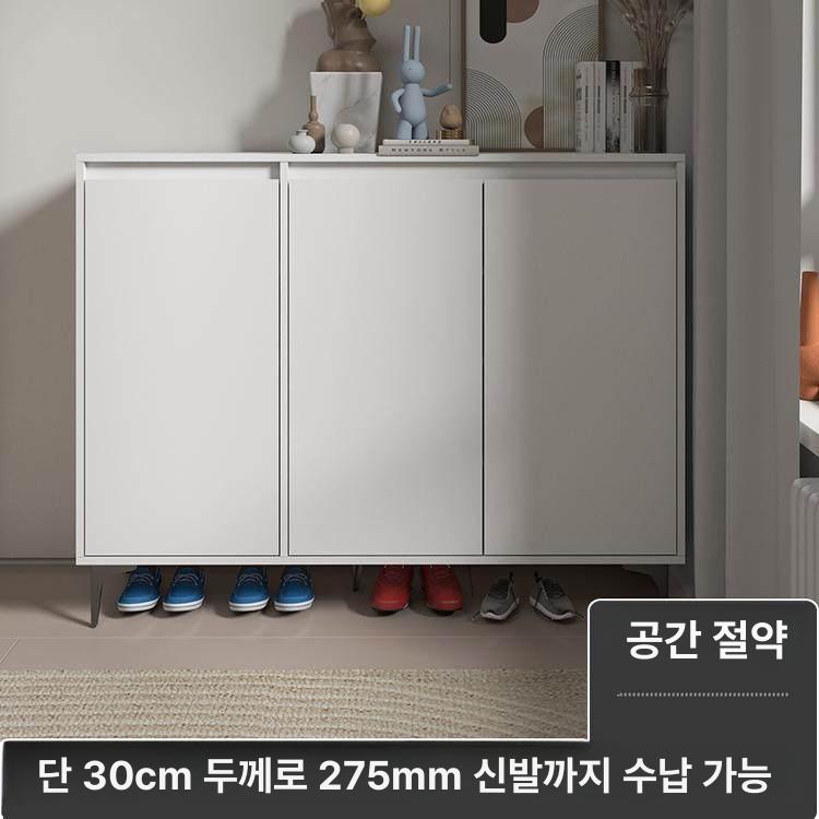 얇은 틈새수납장 폭좁은 베란다 슬림장 수납함 복도 캐비넷 슬림수납장 선반장 도어 - 상세 이미지 2