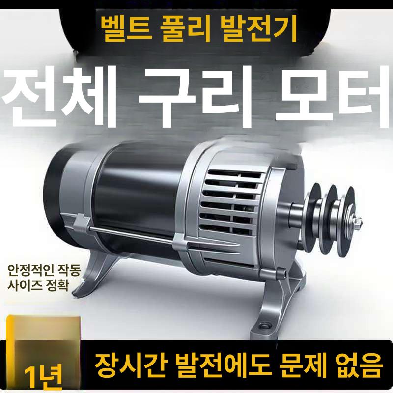 교류 발전기 소형 브러시리스 가정용 고출력 부품 영구자석 전압 농기계 기어 교류발전기모터 - 상세 이미지 2
