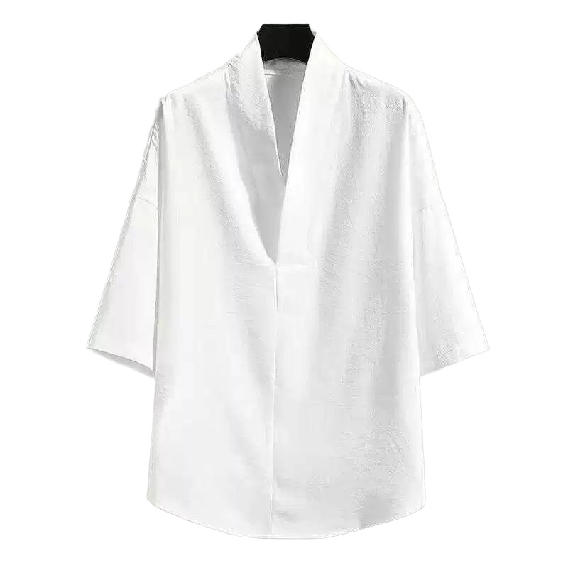 쉐프복 조리복 유니폼 일식가운 중식 한식 식당 상의 셔츠형 남녀 주방장 요리사 여름 - 상품 이미지