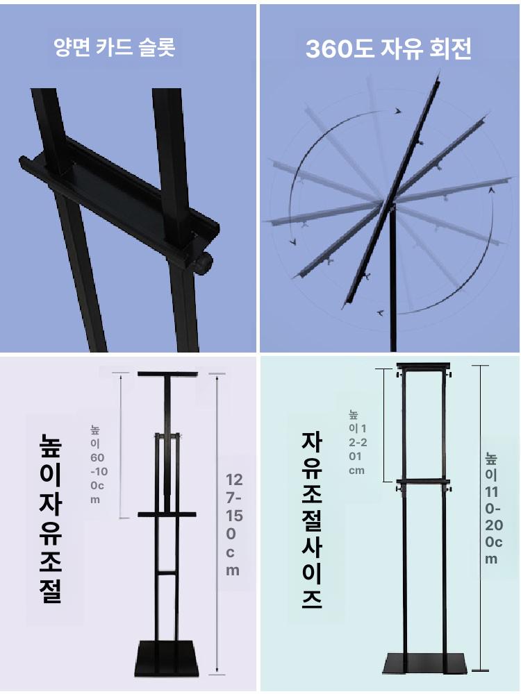 이젤 보드 장식 공예 캔버스 미니 하드웨어 페인트 세트 작은 목재 메뉴 액자 사진 백 - 상세 이미지 4