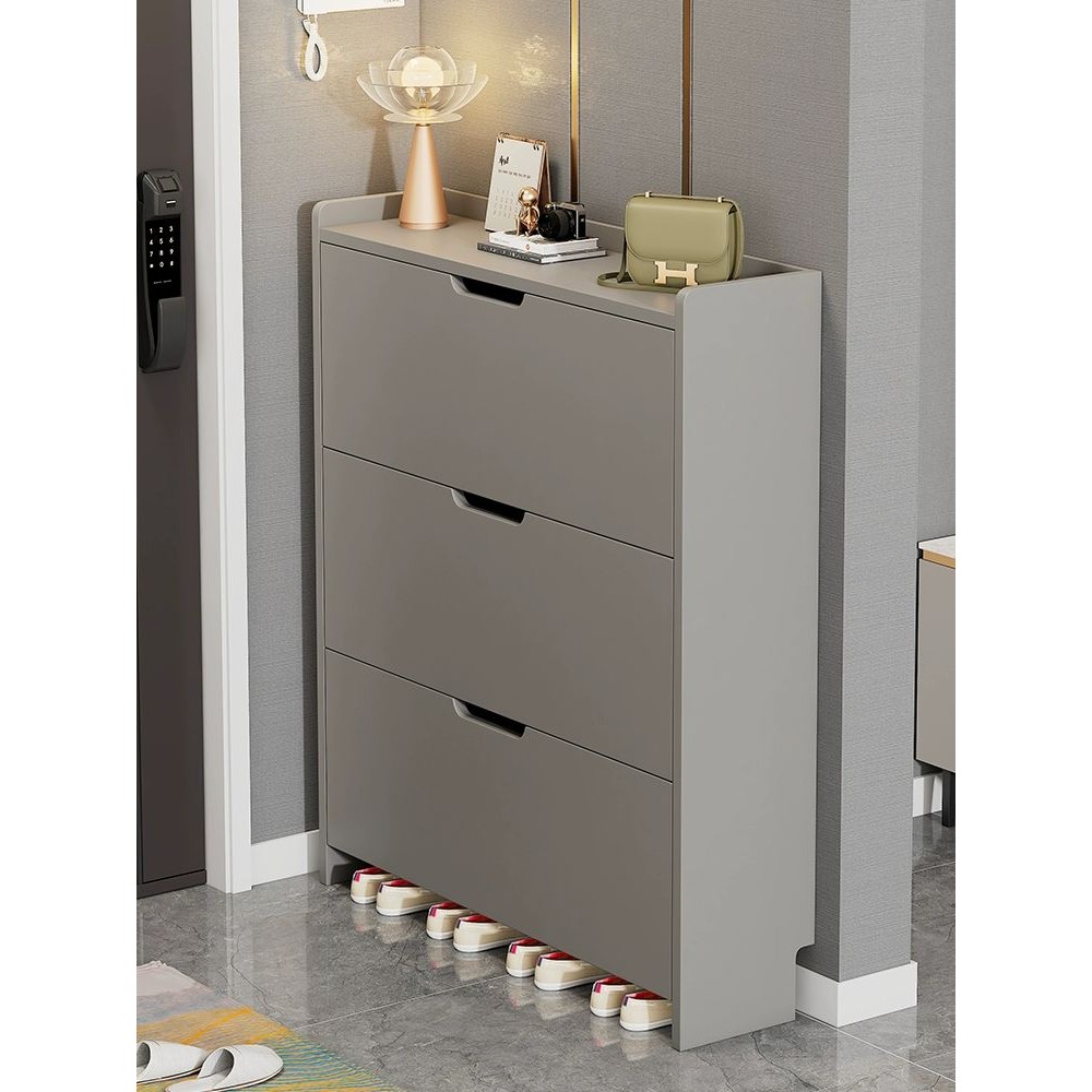 현관현관 신발장 초슬림 틈새 조립 원룸 정리대 캐비닛 좁은 아파트 공간활용 좁은현관 소형 - 상품 이미지