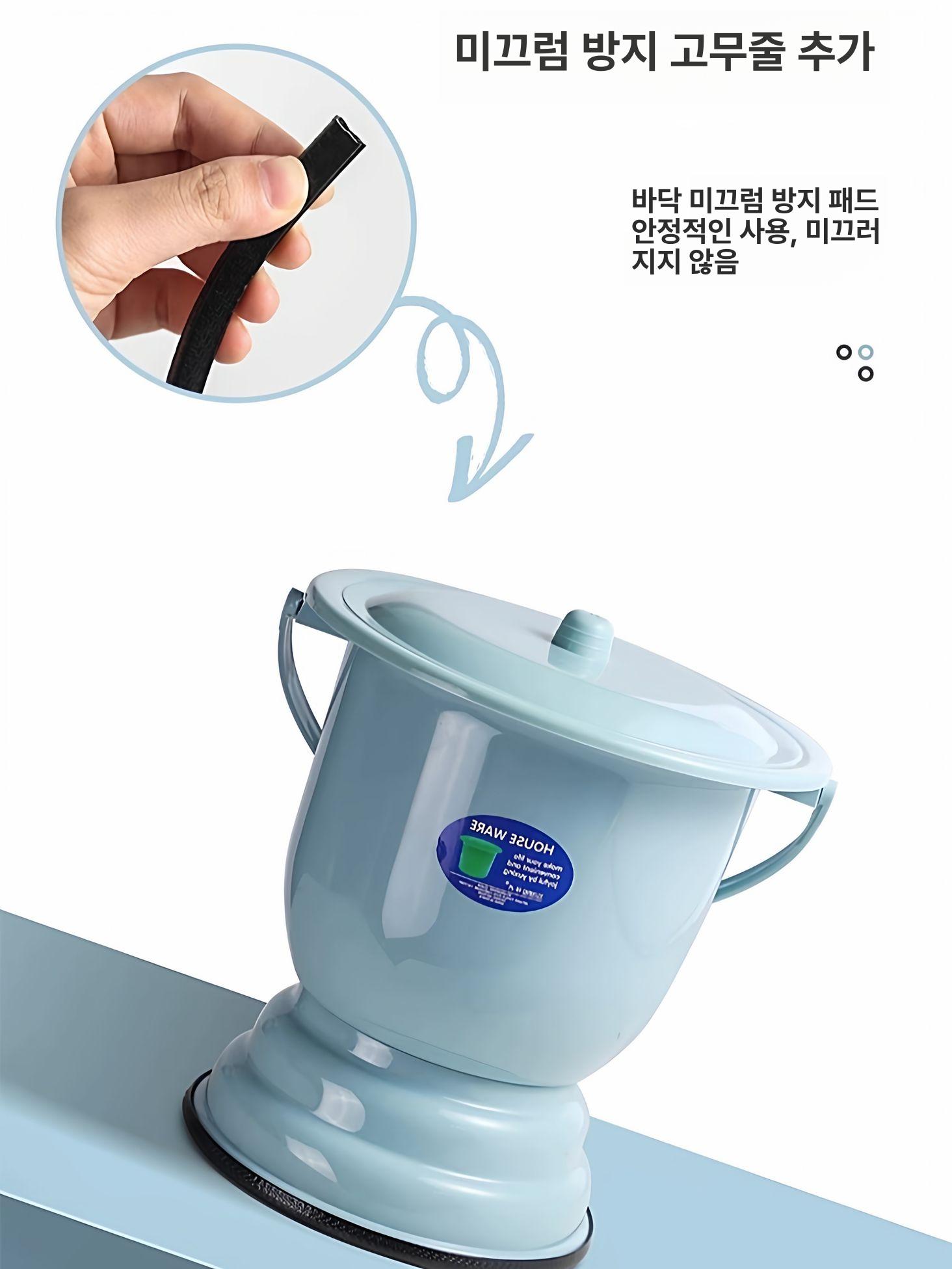 휴대용 소변기 캠핑용 이동식 간이변기 접이식 좌변기 여행용 소변통 남성용 야외 여행 간이 - 상세 이미지 4