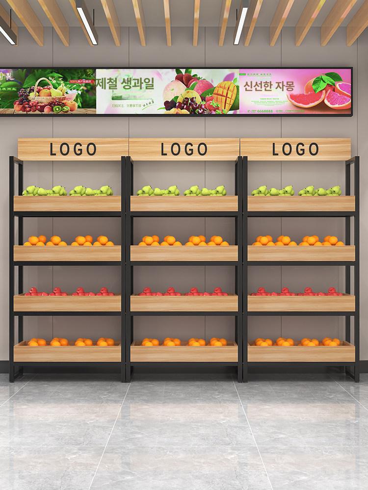 마트 과일진열대 편의점 스탠드 야채 슈퍼마켓 채소 가게 베이커리 경사형 청과 - 상세 이미지 2