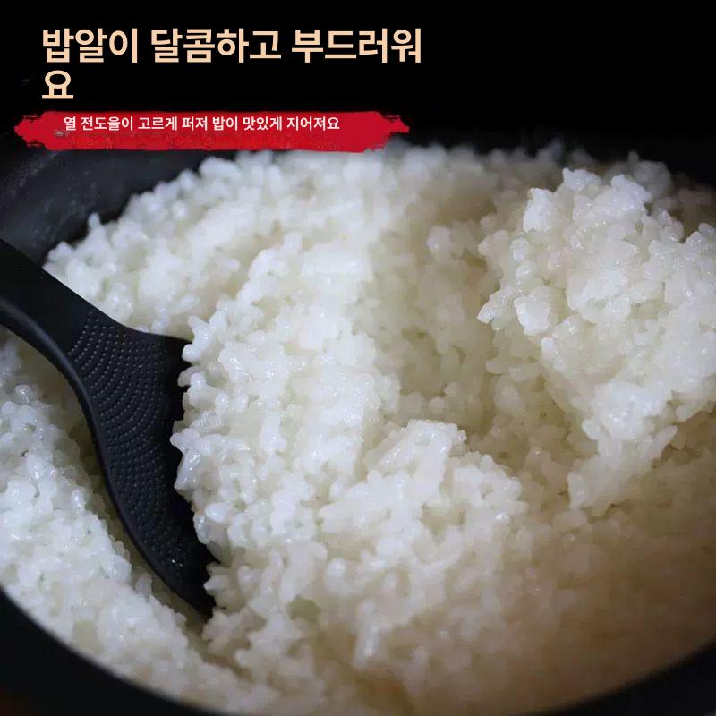 가정용 냄비 뚝배기 인덕션겸용 통주물 솥밥용 돌솥밥 식당용 주물가마솥 업소용솥밥 - 상세 이미지 3