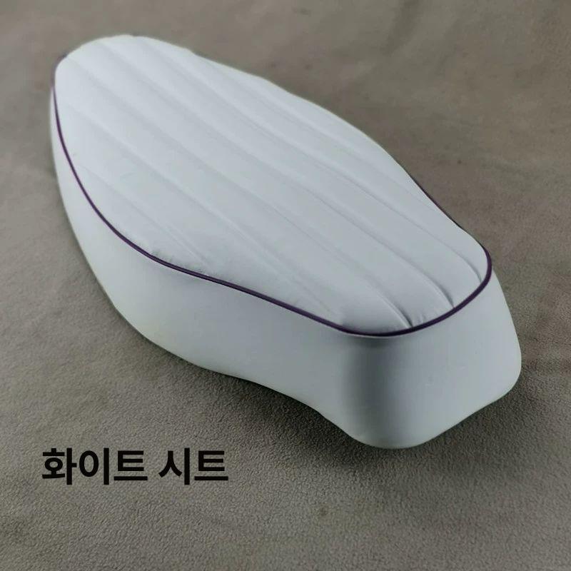 퀼팅 시트 복고풍 바이크 탠덤 등받이 슈퍼커브호환 튜닝 안장 뒷좌석 퀄팅 패드 리어 - 상세 이미지 5