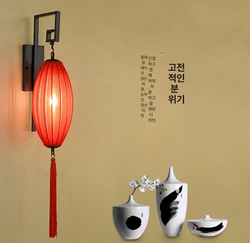 중식당 카페 감성 빈티지 벽등 레스토랑 인테리어 조명 복도 현관 엔틱 스타일 월램프 - 상세 이미지 2