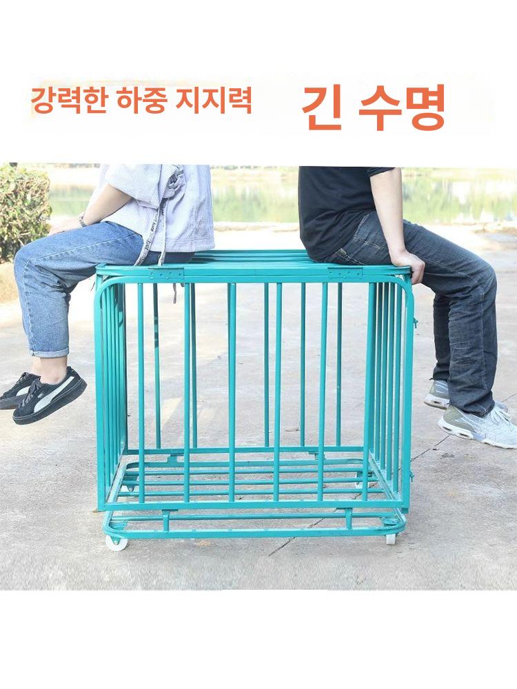 스테인레스 축구공보관함 트롤리 체육관 볼카트 농구 바구니 학원 조립형 수납카트 - 상세 이미지 2
