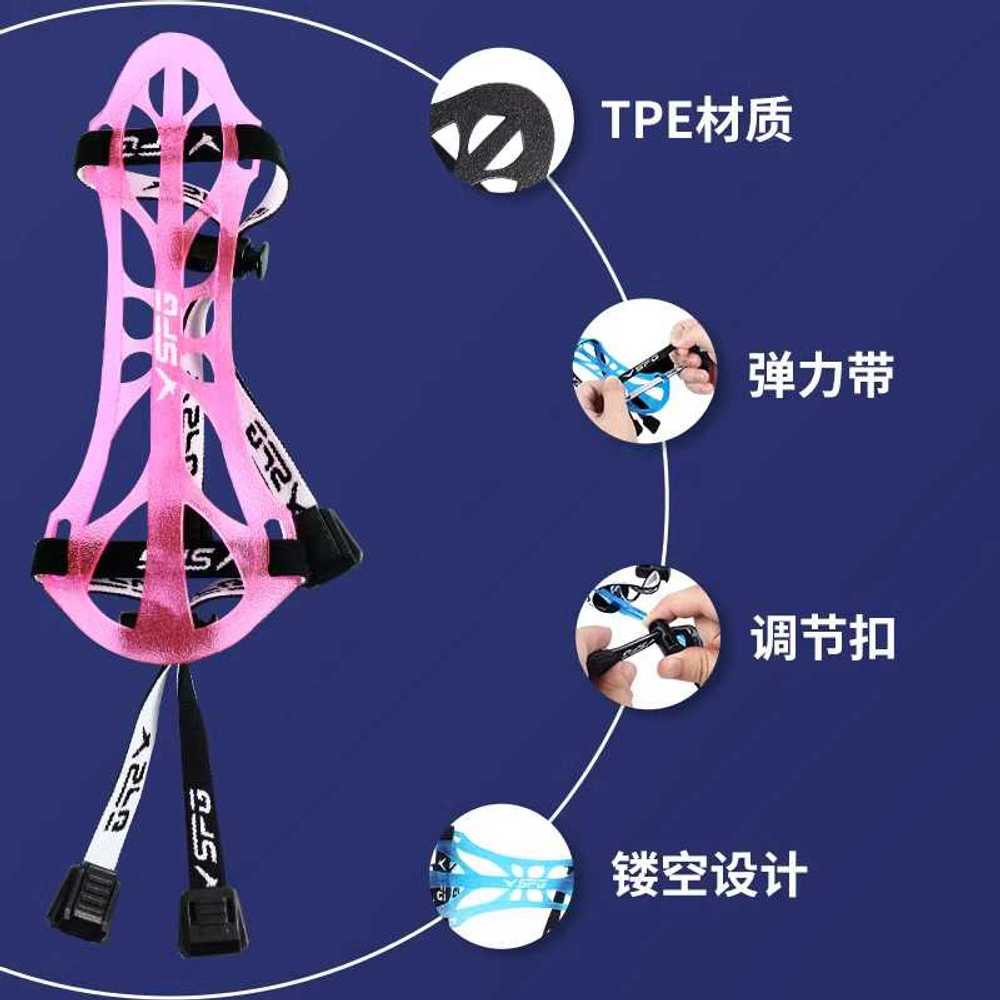 전통 액세서리 아대 훈련 팔뚝 조절 양궁팔보호대 위한 성인 가능한 청소년 국궁 - 상세 이미지 3