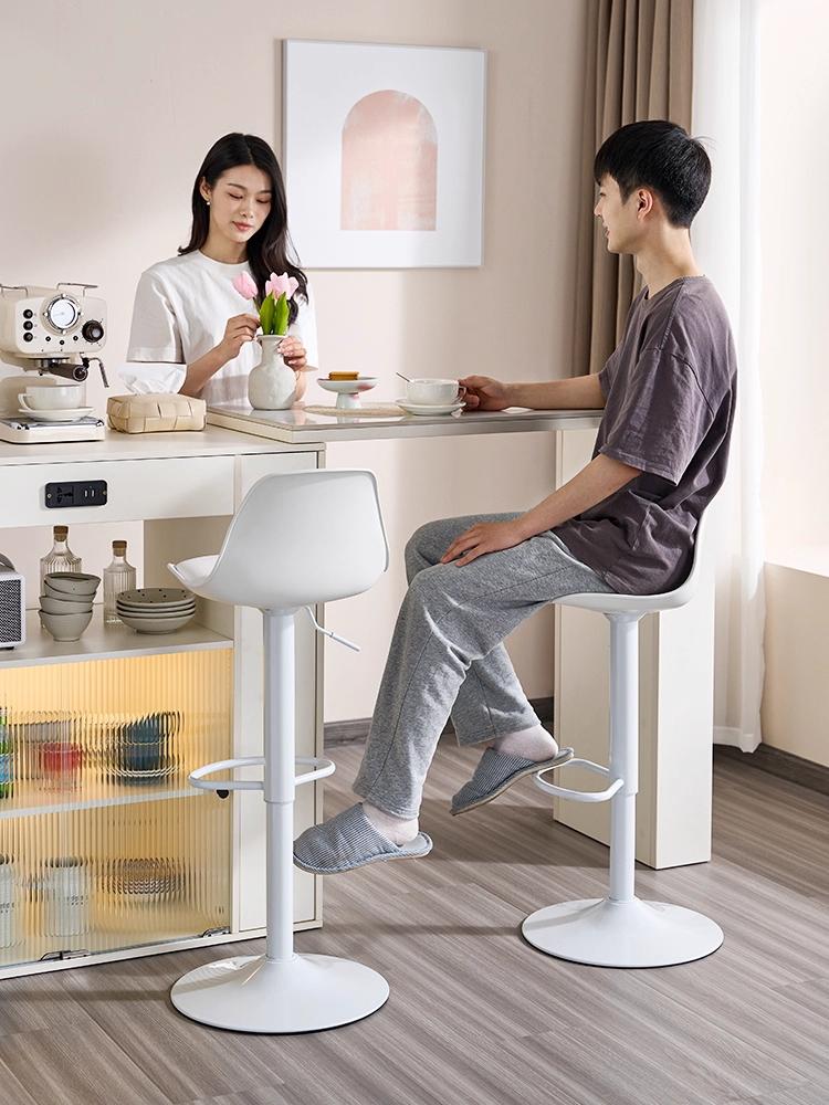 업소용 원형바테이블 다이닝 도장 원형테이블 인테리어 높이 프레임 스탠딩바 - 상품 이미지