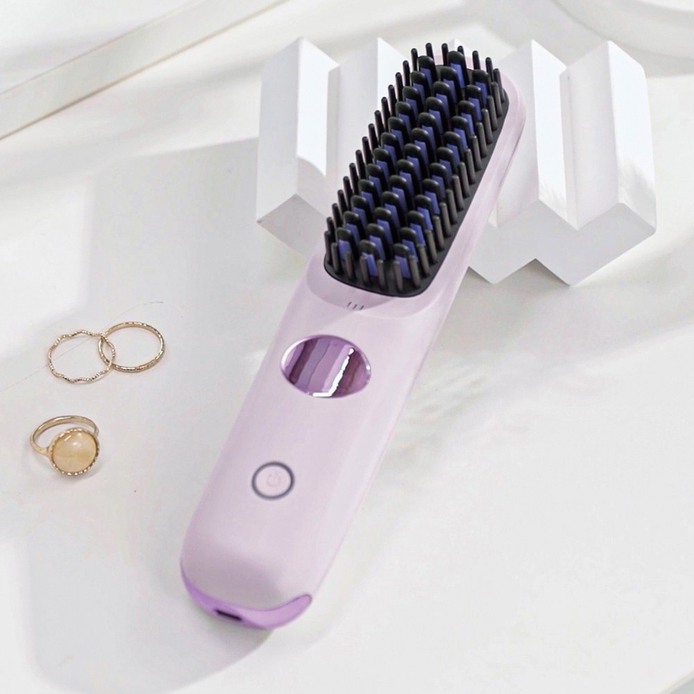 도르트 무선 빗고데기 휴대용 헤어 스트레이트너 열고데기 뉴메이슨 koR comb3 홈쇼핑 1 라이더 블랙 스마트 온도 조절 초장거리 주 - 상품 이미지