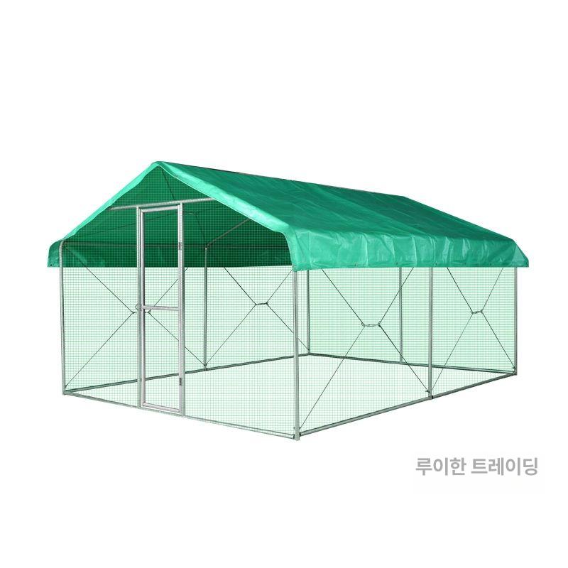야외 닭장 대형 사육장 울타리 케이지 닭집 토끼장 병아리 새장 망 펜스 키우기 높이 - 상세 이미지 4