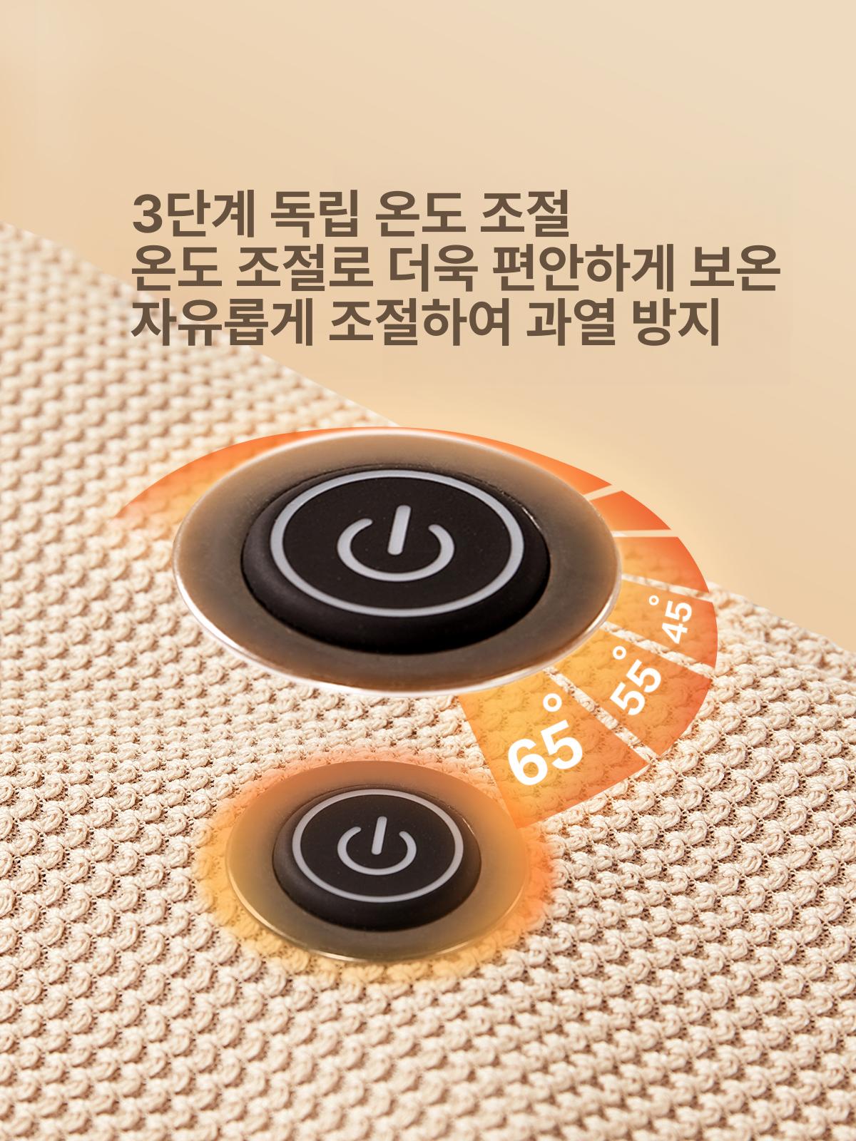 겨울용 망토 보온 휴대용 히팅 난방 블랭킷 따뜻한 캠핑 발열담요 물세탁가능 - 상세 이미지 3