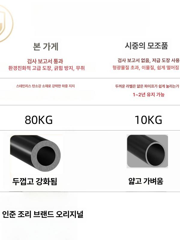 사다리형 행거 철제 긴옷 수납 인테리어 옷걸이 옷장 걸이 - 상세 이미지 3
