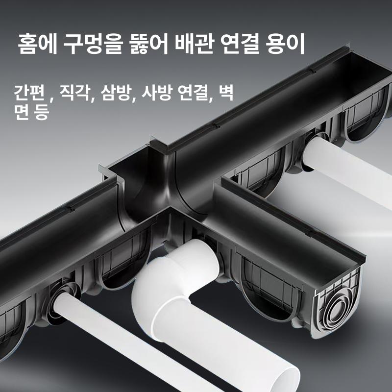 u형측구 수로관 원형 콘크리트 빗물받이 측구 콘크리트수로관 플륨관 스테인레스 스틸그레이팅 - 상세 이미지 4