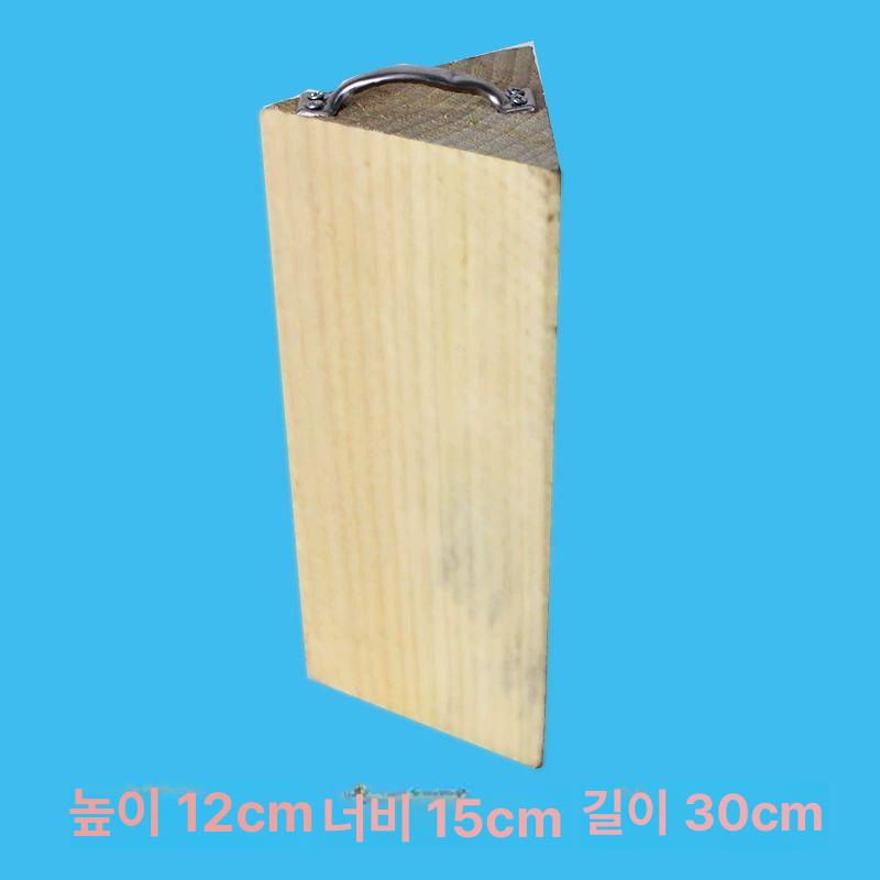 나무 받침목 우드 대형차 스톱 고임목 차량 고정블럭 블록 목재 주차 밀림방지 버팀목 - 상세 이미지 3