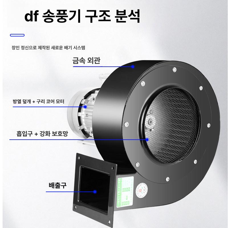 산업용 스테인레스 송풍기 고급 배기 닥트 강력 환기 시스템 - 상세 이미지 4