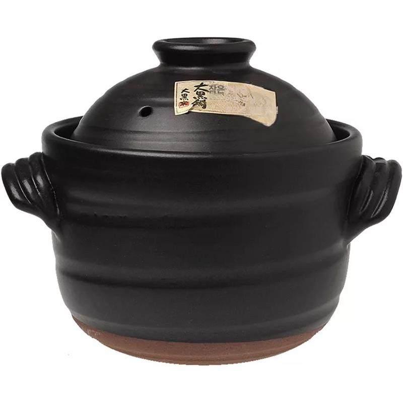 업소용 뚝배기 내열 고온 비빔밥 전골 돌솥 계란찜 요리 손잡이 솥밥 전용 찌개솥 - 상품 이미지