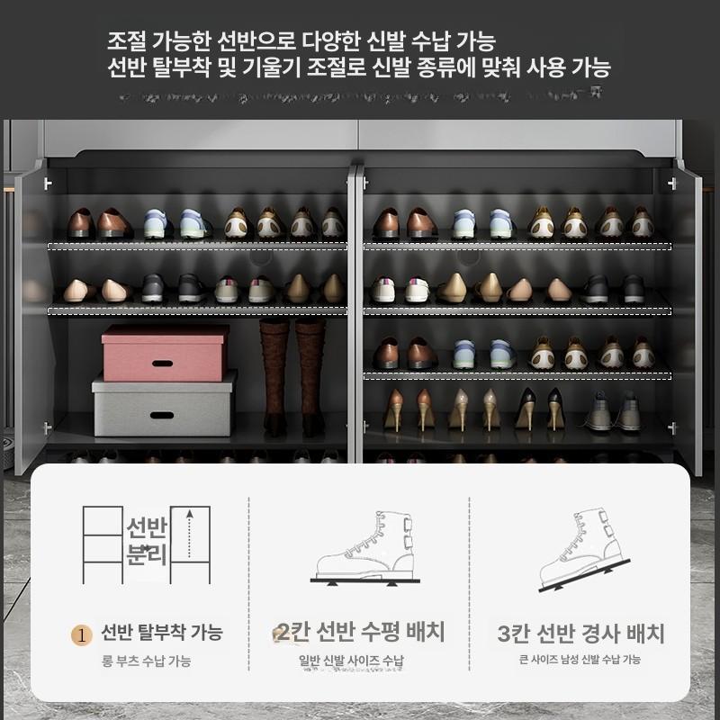 캐비넷 폭좁은수납장 벽면 서랍장 캐비닛 틈새장 현관 인테리어 랙 틈새수납장 슬림장 - 상세 이미지 4