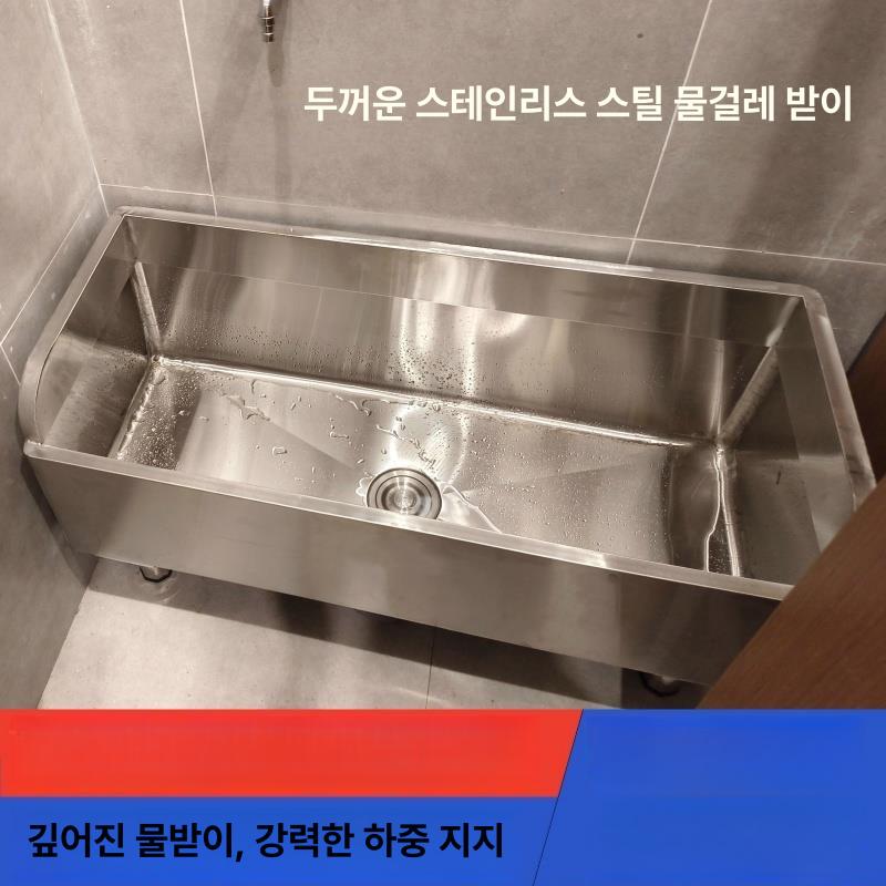 밀대 수채기 스텐 소제 걸레통 세척통 대걸레 걸레빨기 청소용 세척대 씽크 - 상세 이미지 3
