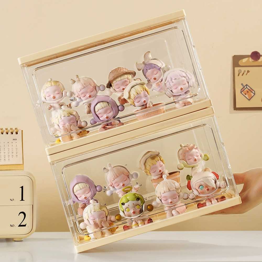 10cm 케이스 수집 투명 팩 보관 도어 소품 키링 솜깅이 무속성 꾸미기 코디 제복 수트 - 상세 이미지 4