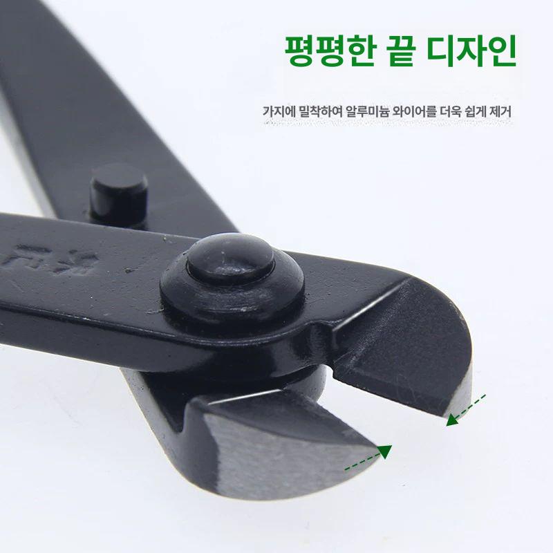 분재 가위 뿌리 절단 스테인레스 가지치기 정원용 전단기 꽃 다듬기 공구 이미지 7