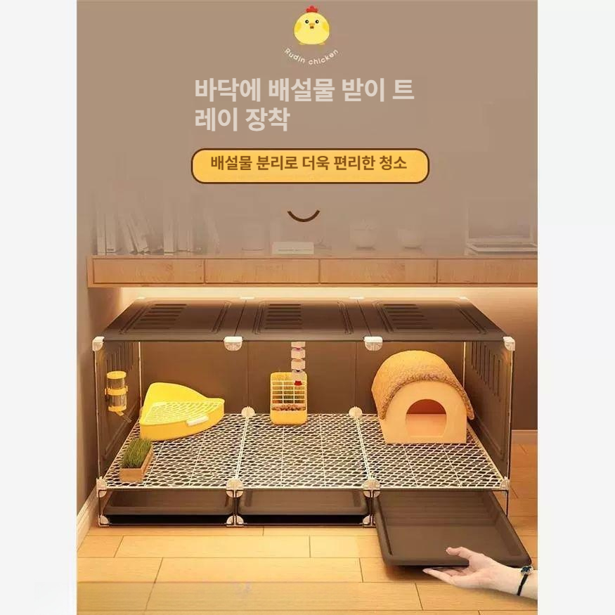 조류 사육 케이지 메추리 병아리 울타리 철망 새장 동물 하우스 육추기 대형 - 상세 이미지 3