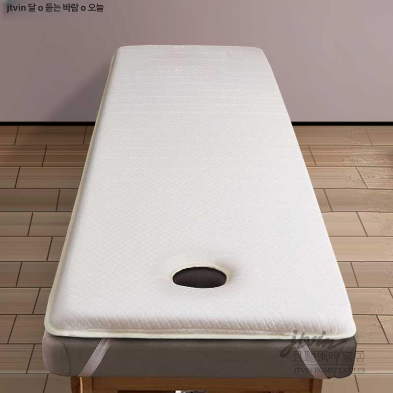 안마 미용배드토퍼 깃털 피부과 원형 헤드홀 구멍뚫린 시트 뷰티샵 체험형 얼굴뚫린 - 상품 이미지