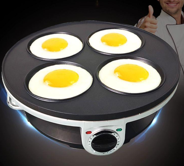 전기 계란후라이 팬 계란후라이팬 에그팬 브런치 불판 - 상품 이미지