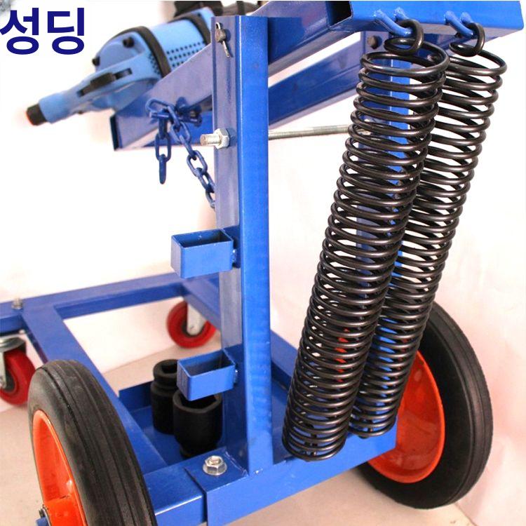 임팩 거치대 대형 착암기 에어랜치 타이어 렌치 스탠드 정비소 지지대 휠 탈착 스프링 - 상세 이미지 2