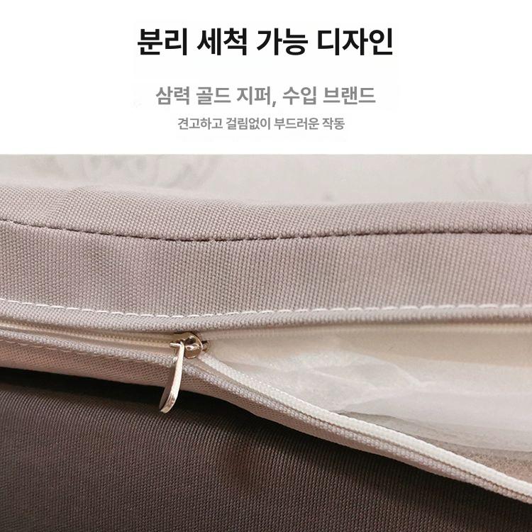 식당 벤치의자방석 패드 원형 두께 두꺼운방석 푹신한 직사각형 쿠션감 긴 벤치쿠션 - 상세 이미지 3