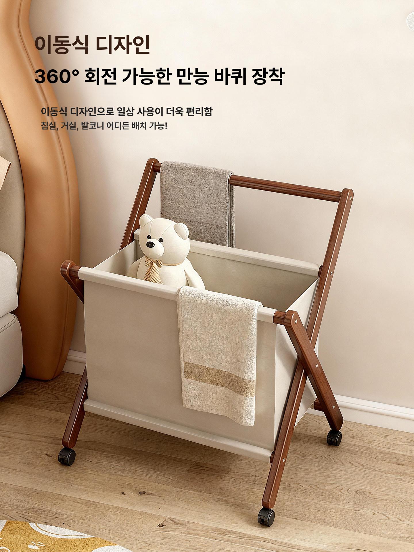 접이식 드레스룸가구 조립식 선반형 헹거 옷가게 수납장 시스템행거 바퀴 - 상세 이미지 4