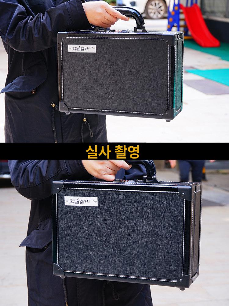 헤어디자이너 가위가방 앤티크 헤어 미용 이발 도구함  - 상품 이미지