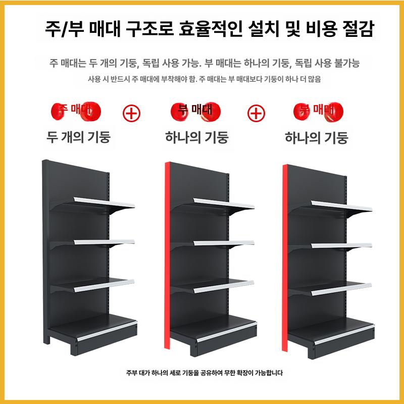 전시대 스탠드 디스플레이 진열 홀더 아크릴 매장 다용도 선반 랙 전시 원형 진열대 회전 - 상세 이미지 4