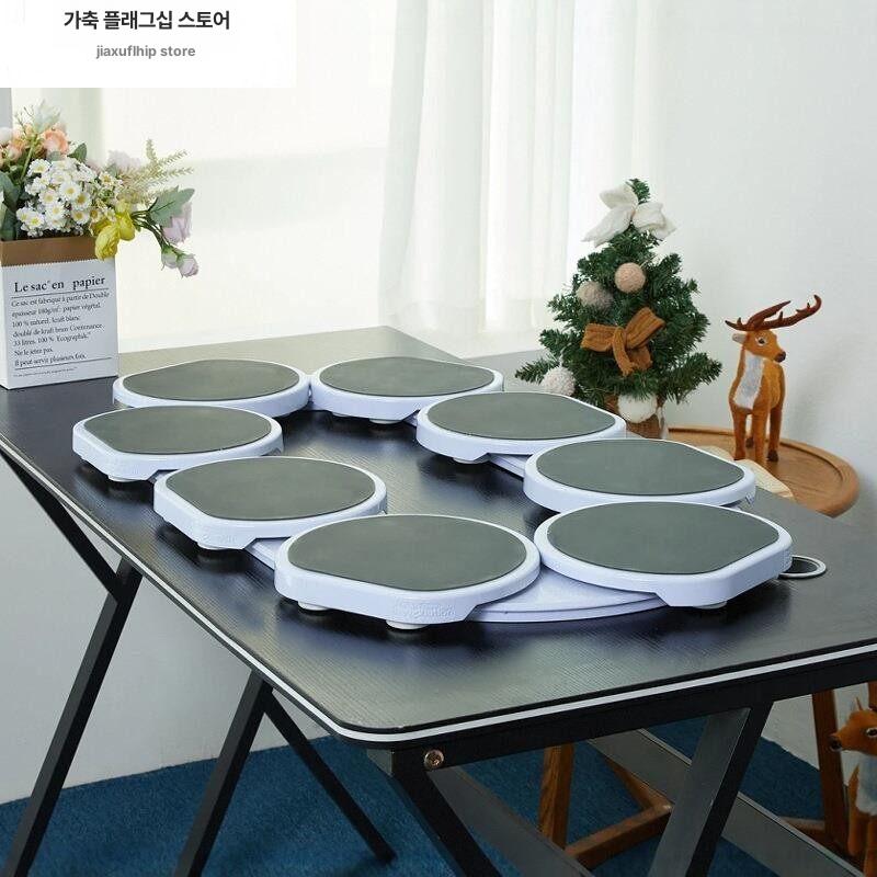 수동 턴테이블 접시 테이블용 집들이 모임 회전판 뷔페 가정용 플레이트 턴 스시 - 상세 이미지 2