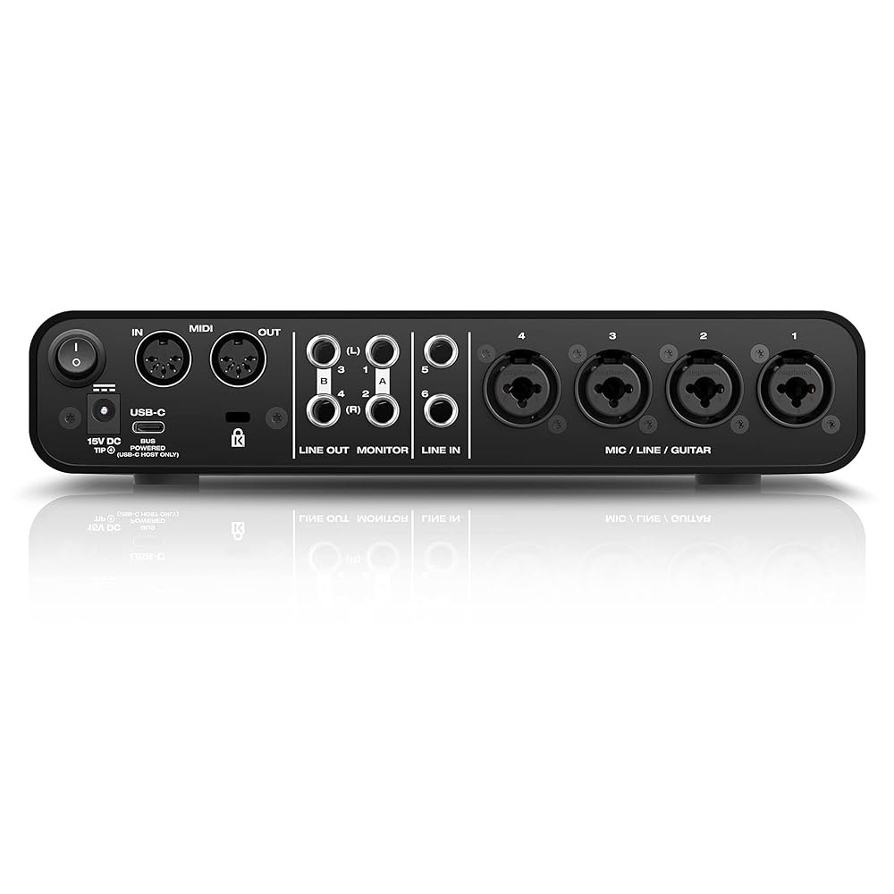 스튜디오 품질의 사운드를 갖춘 MOTU M6 6x4 USB-C 오디오 인터페이스 - 상세 이미지 3