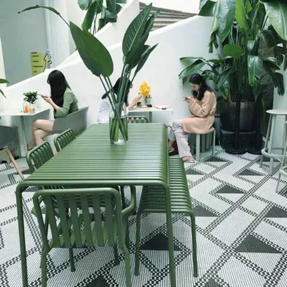 야외테이블세트 카페의자 탁자 루프탑 펜션 전원주택 피크닉 코나 녹방지 공원 가든 - 상세 이미지 3