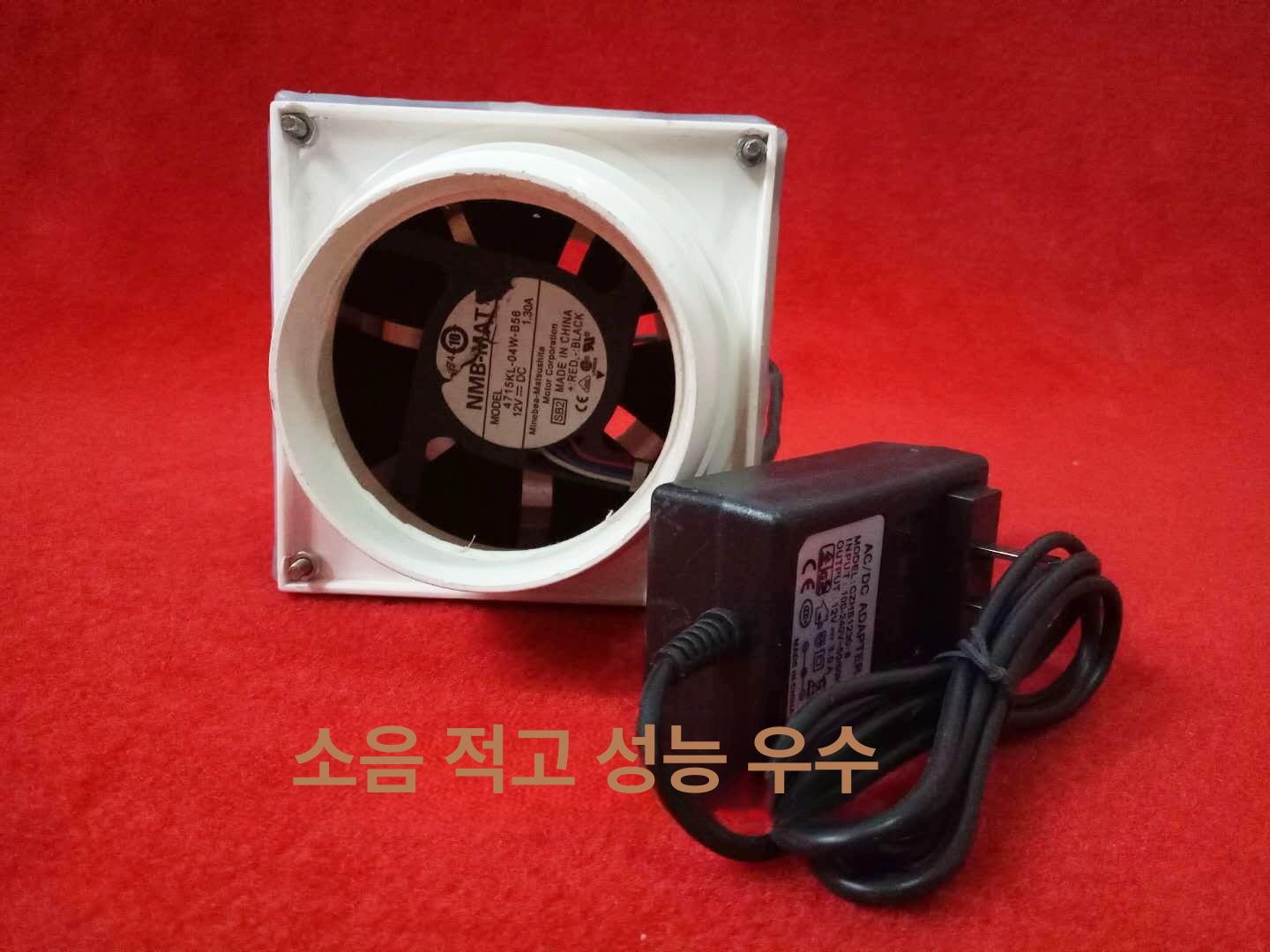 화장실 환기팬 주방 배기팬 무소음 저소음 연기제거 소형 양방향 배풍기 지하실 덕트팬 이미지 6