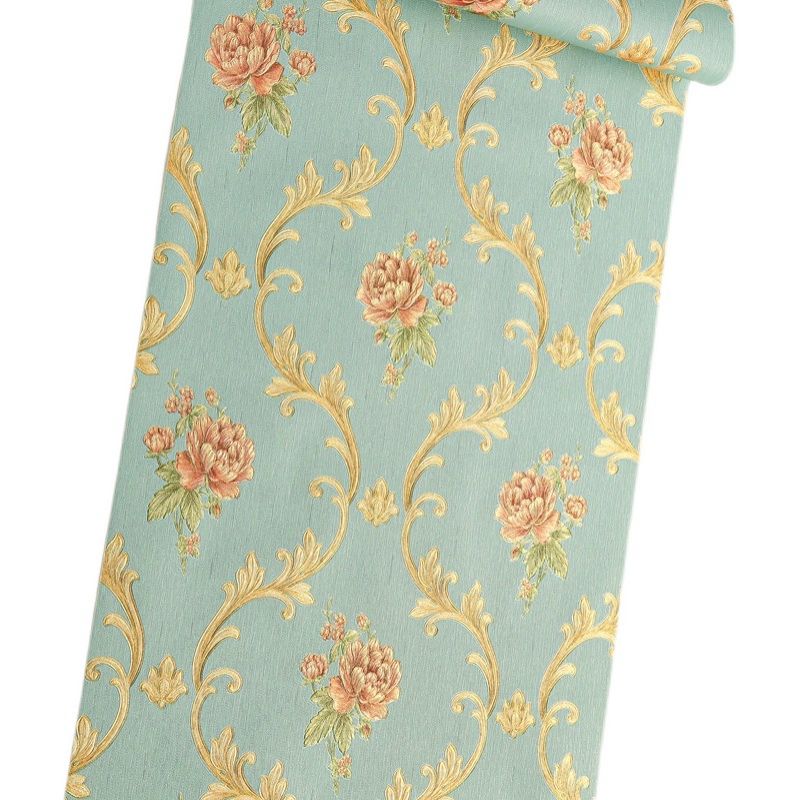 꽃무늬 시트지 접착식 모던 스티커 디자인 벽지 인테리어 아트월 침실 배경 폼블럭 대리석 - 상품 이미지