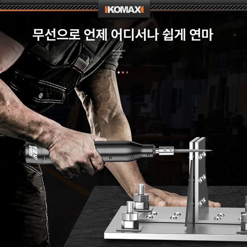 전동 디버링머신 그라인더 연마기 핸드 단전지 사상기 톱줄 연삭기 패키지 충전기 - 상세 이미지 3