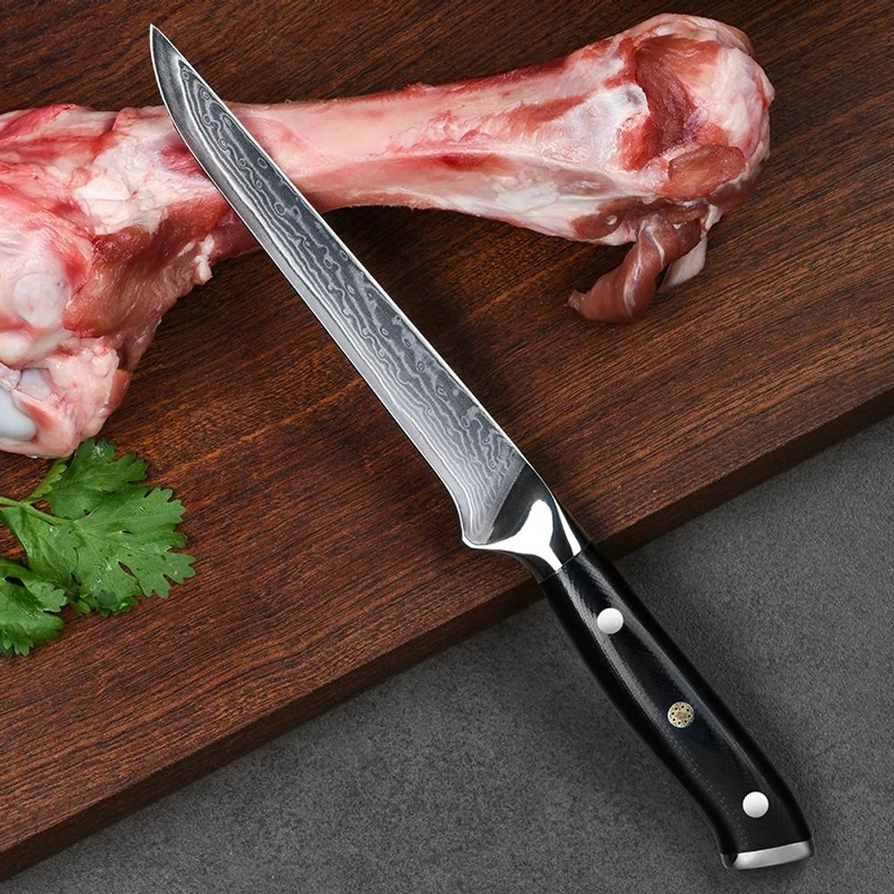 정육칼 발골칼 강철 정육 고기 - 상세 이미지 3