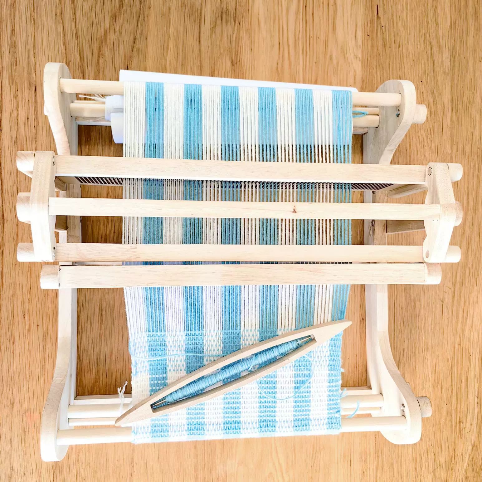원목 직조기 diy 만들기 공예 공방 뜨개질 직조틀 수예 수편기 핸드위빙 직물 가정용 - 상세 이미지 4