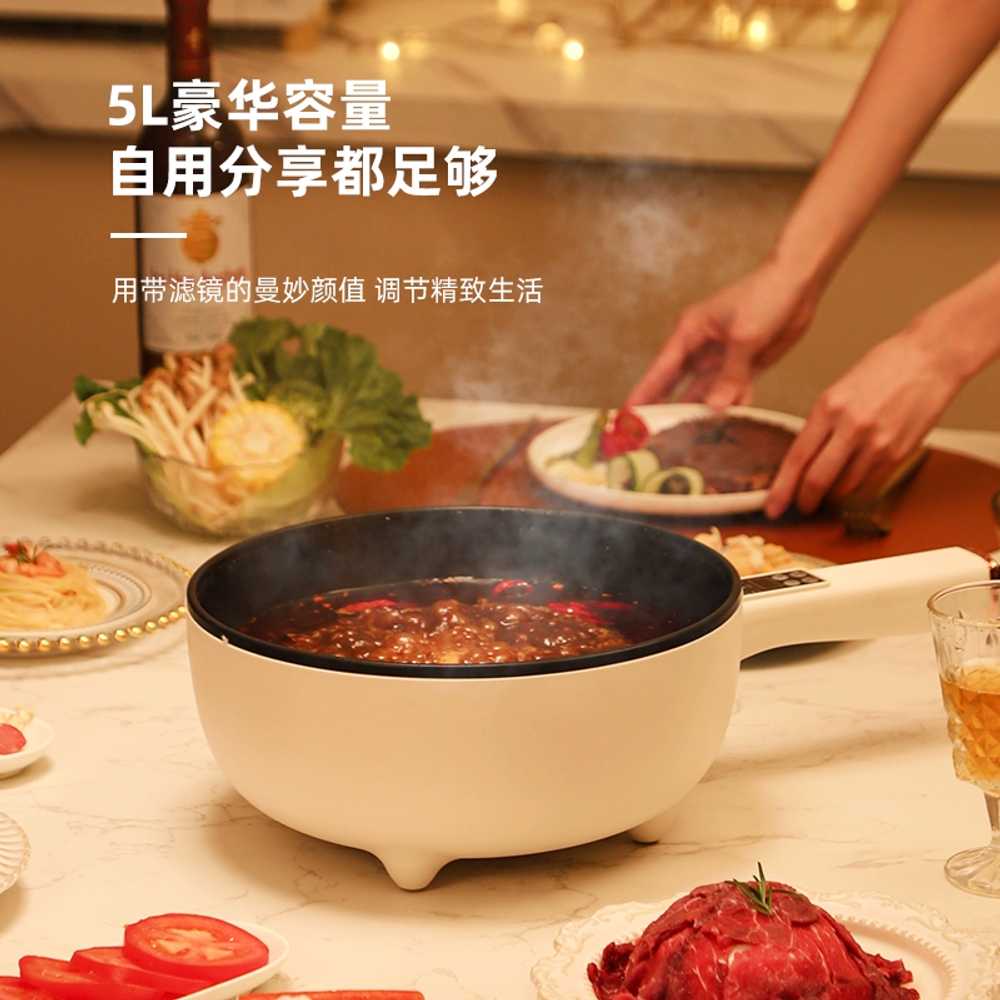 전기팬 냄비 피자팬 그릴팬 명절 조리 원형 크레이프 전기그릴 프라이팬 대원 - 상세 이미지 3